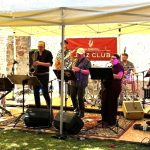 Havelberg Domweihfest 2025: Das Musikprogramm mit „Uwes-Jazz-Club-Band“ aus Kyritz begeisterte auf dem Klosterhof.